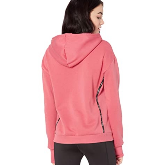 Bebe Mini Logo Tape Ribbed Insert Hoodie NWT - Picture 3 of 16